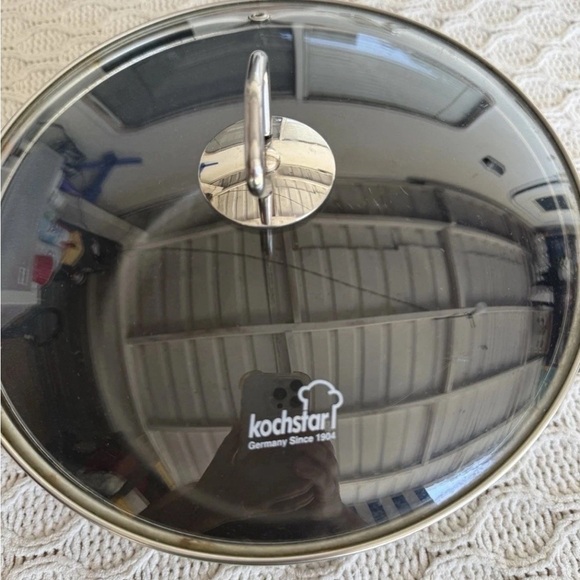 Kochstar by Merten & Storck German Glass Black Cooking Pot with Lid 5 Liters - Picture 10 of 14